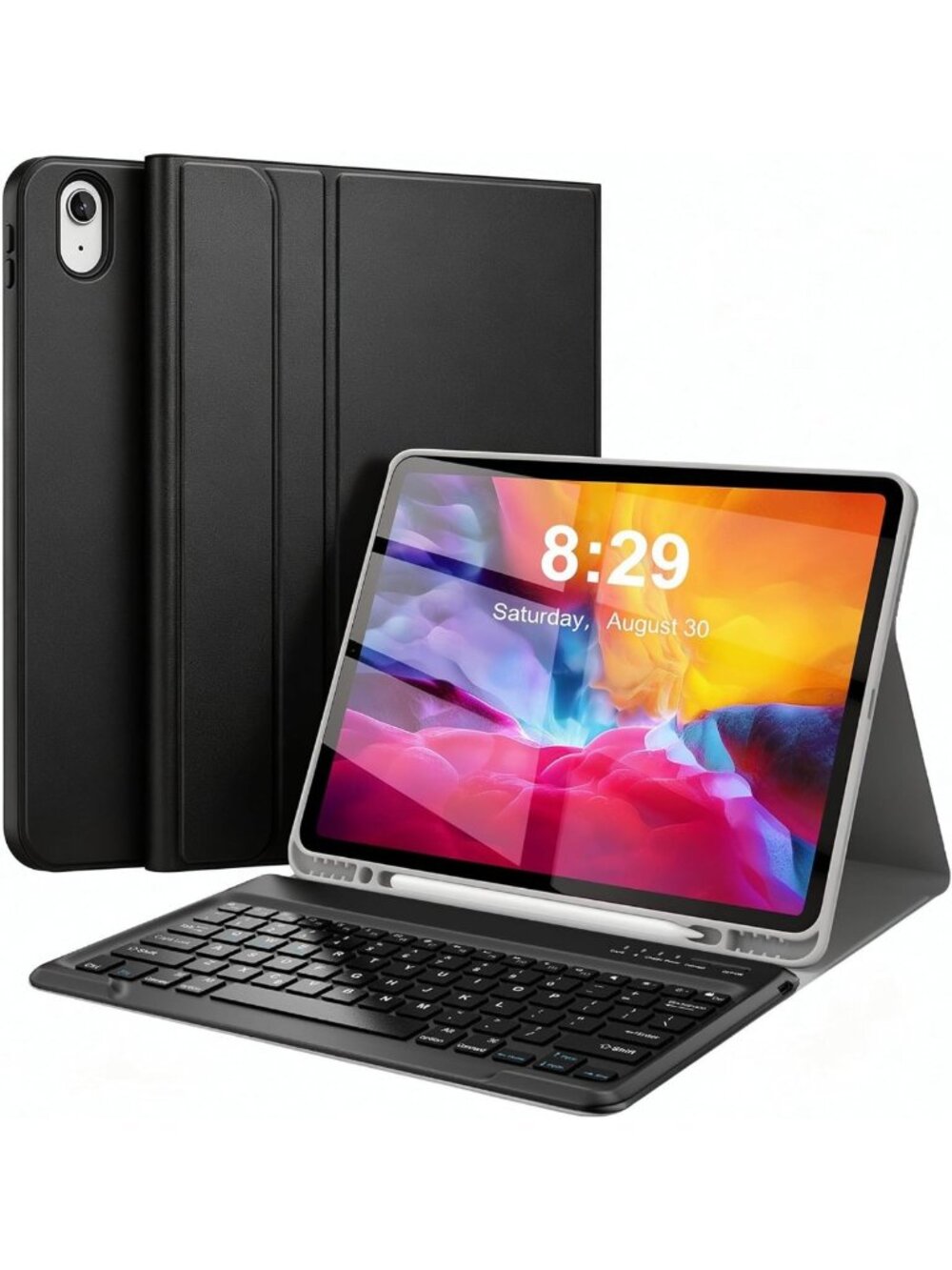 Detachable Wireless Bluetooth Keyboard Case for iPad Pro 12.9" - Smart Leather